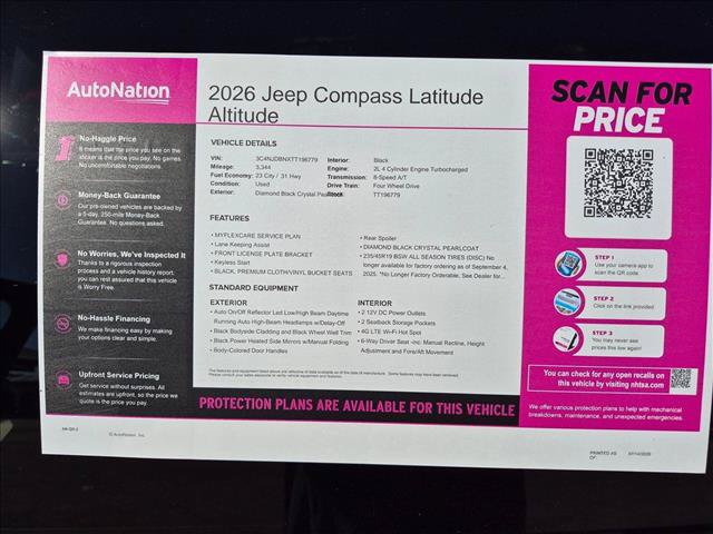 Used 2026 Jeep Compass Latitude AWD/4WD image 23