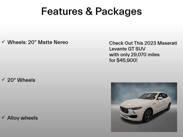 Used 2023 Maserati Levante GT AWD/4WD image 4
