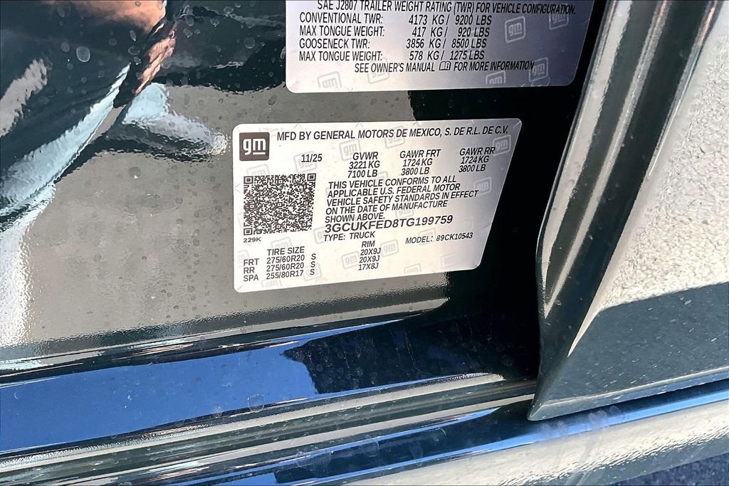 New 2026 Chevrolet Silverado 1500 LT Trail Boss w/ Safety Package image 13