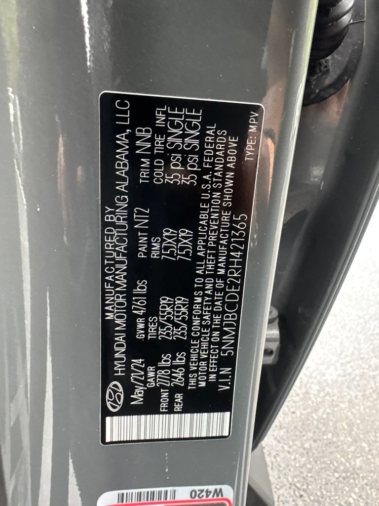 Used 2024 Hyundai Tucson SEL AWD/4WD image 23