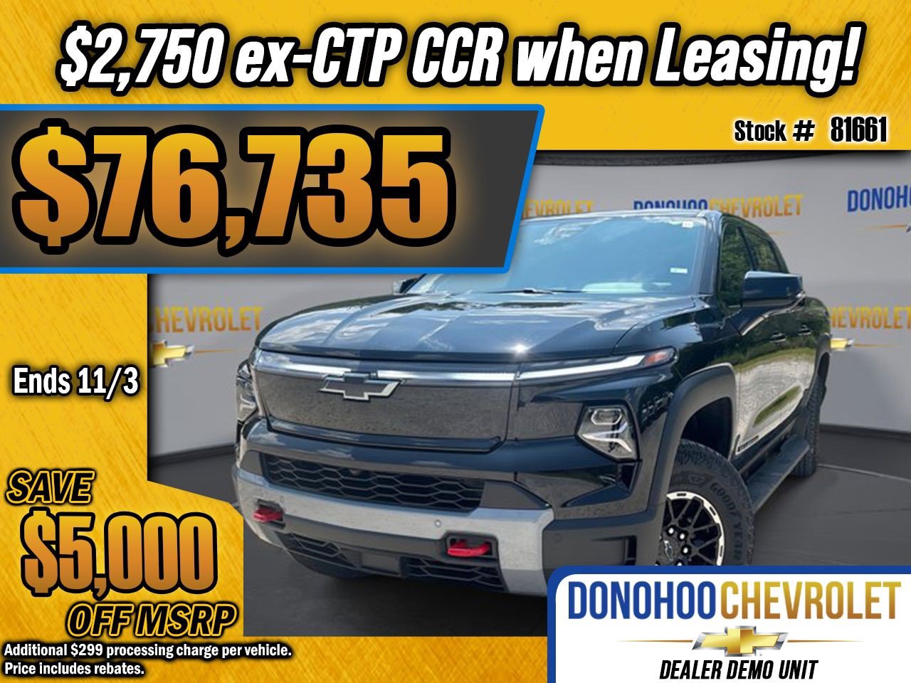 New 2026 Chevrolet Silverado EV Trail Boss w/ Premium Package image 1