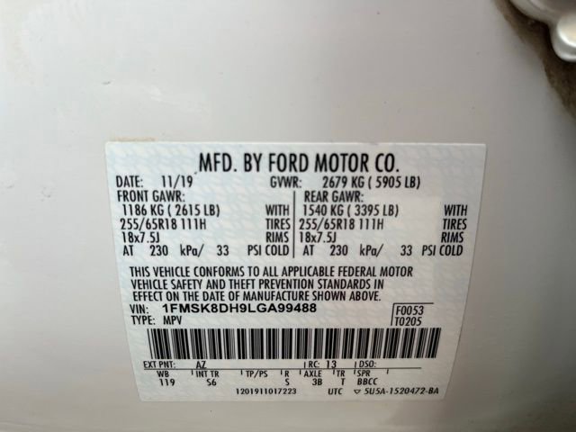 Used 2020 Ford Explorer XLT w/ Equipment Group 202A image 25