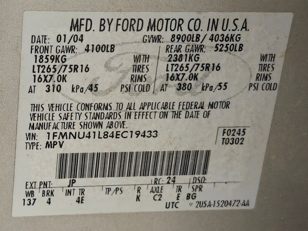 Used 2004 Ford Excursion XLT AWD/4WD image 37