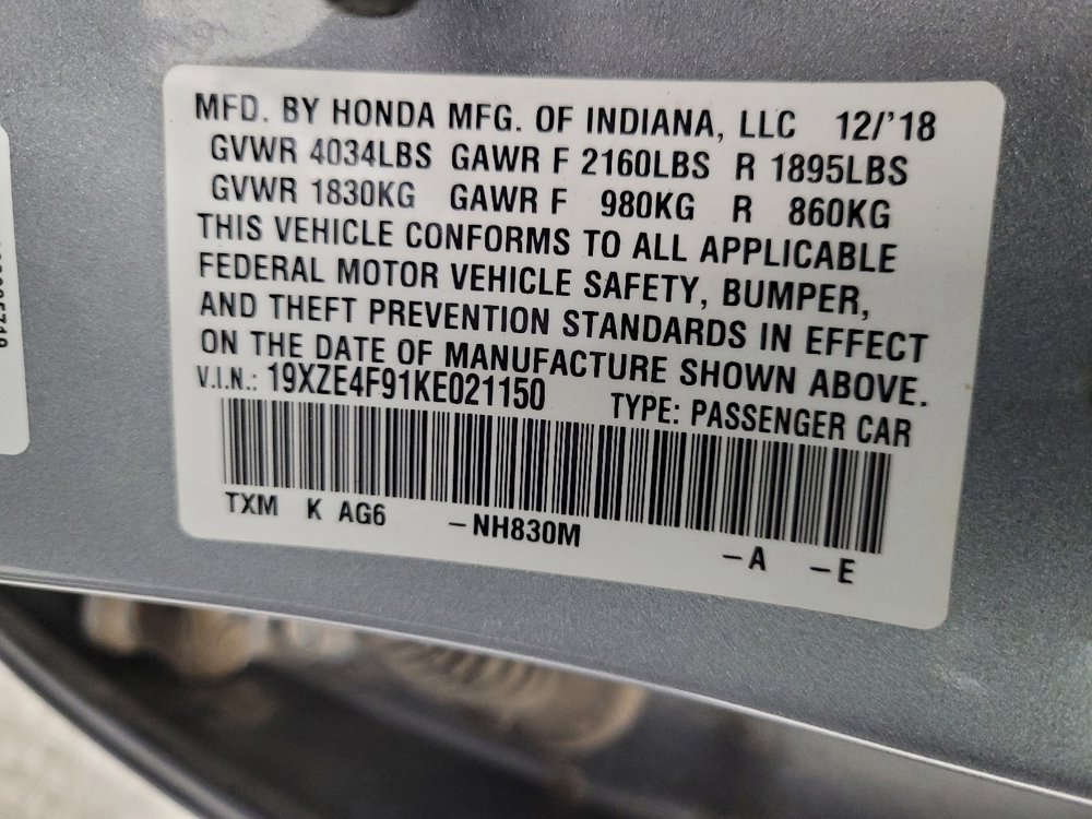 Used 2019 Honda Insight Touring image 33