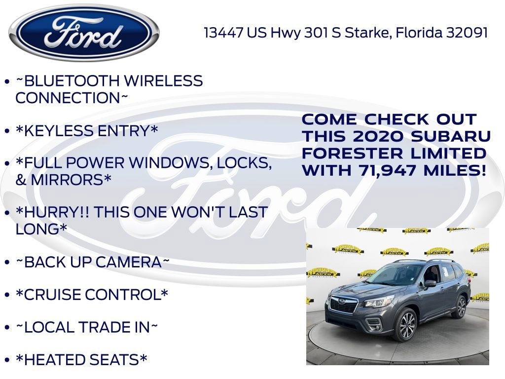 Used 2020 Subaru Forester Limited w/ Popular Package #3 AWD/4WD image 10