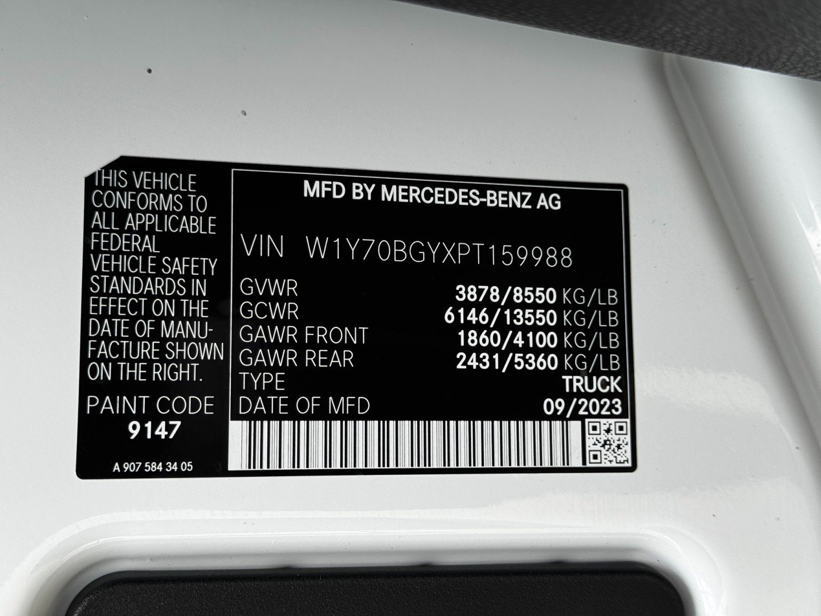 Used 2023 Mercedes-Benz Sprinter 1500 image 36