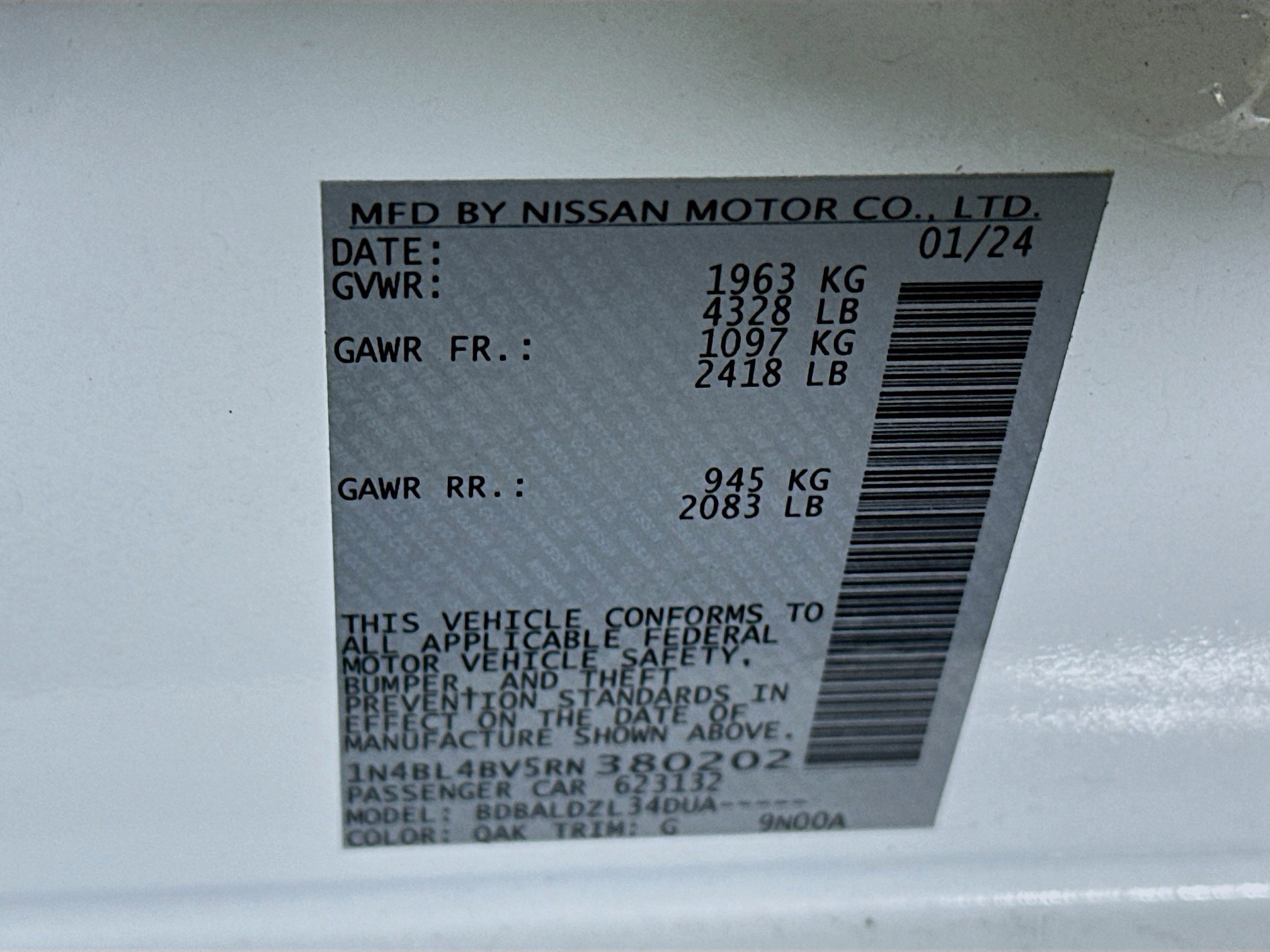 Used 2024 Nissan Altima 2.5 S image 12