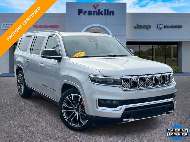Certified 2025 Jeep Grand Wagoneer L Series III w/ HD Trailer Tow Package