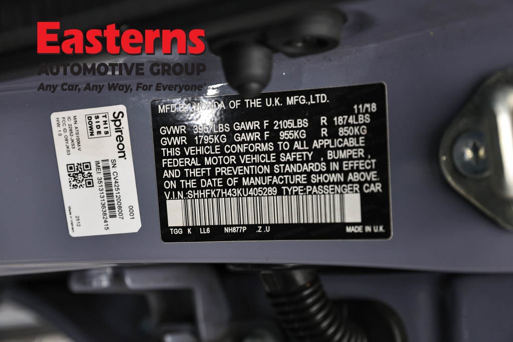 Used 2019 Honda Civic Sport image 32