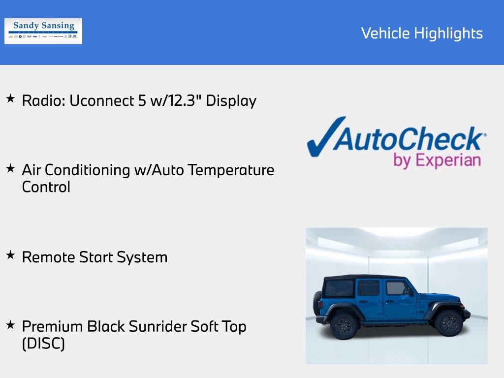 New 2025 Jeep Wrangler Sport S image 7