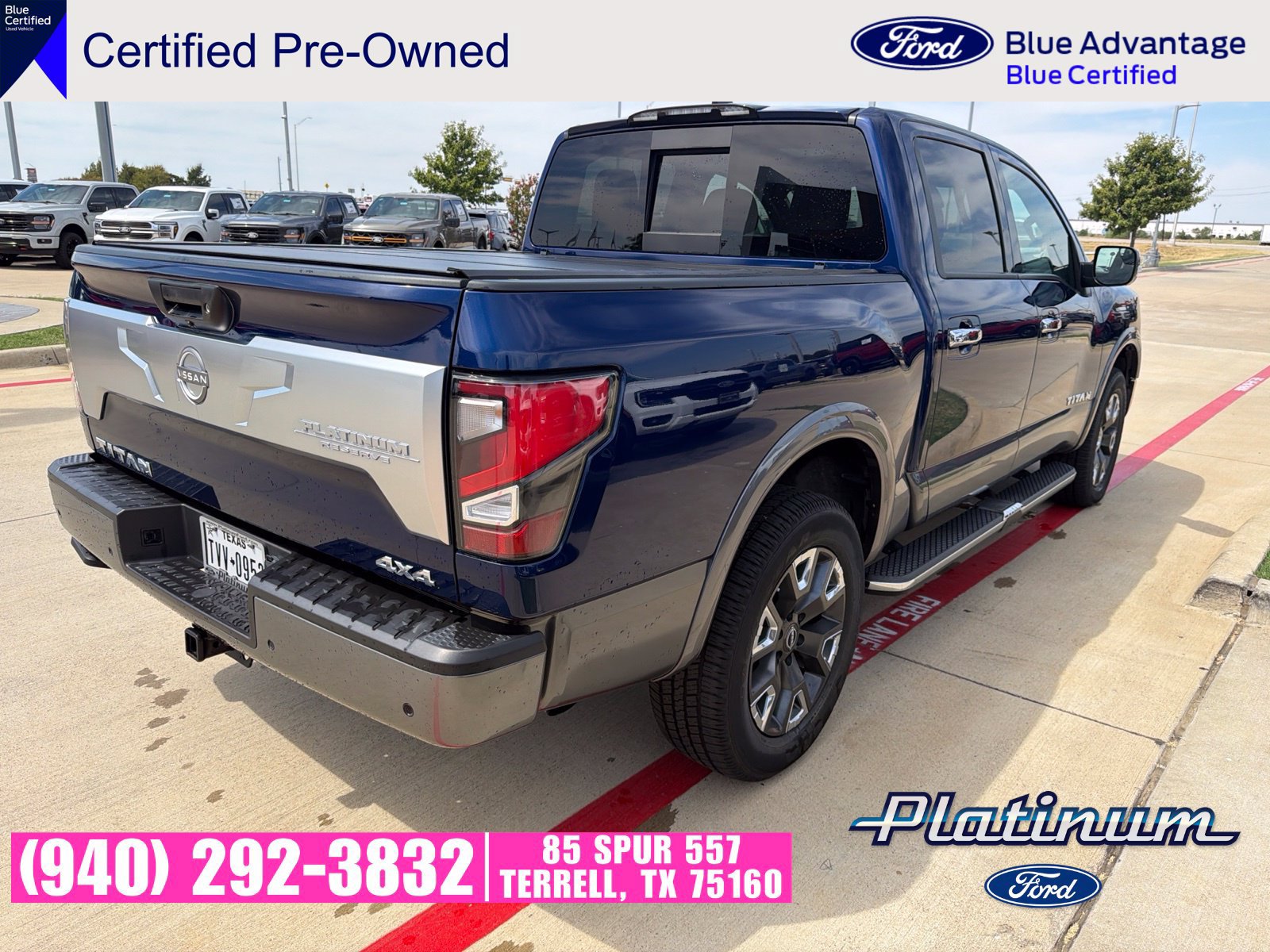 Used 2023 Nissan Titan Platinum Reserve w/ Moonroof Package AWD/4WD image 26
