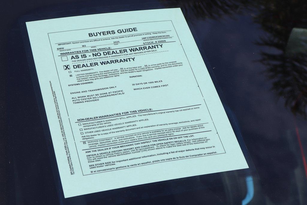 Used 2025 BMW M2 w/ Lighting Package image 48