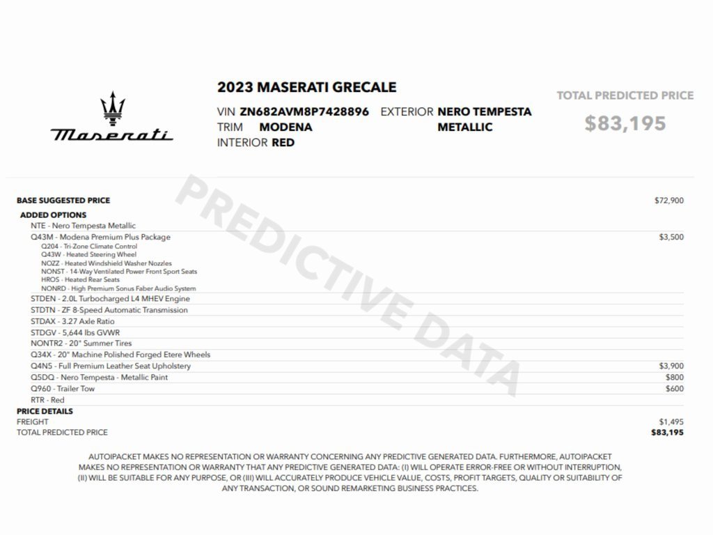 Used 2023 Maserati Grecale Modena image 2