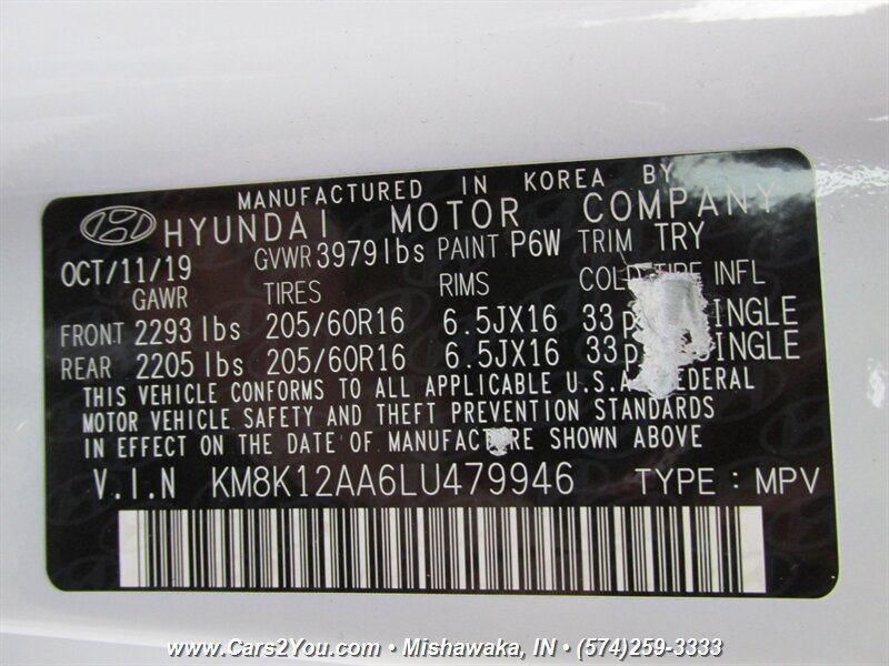 Used 2020 Hyundai Kona SE FWD image 33