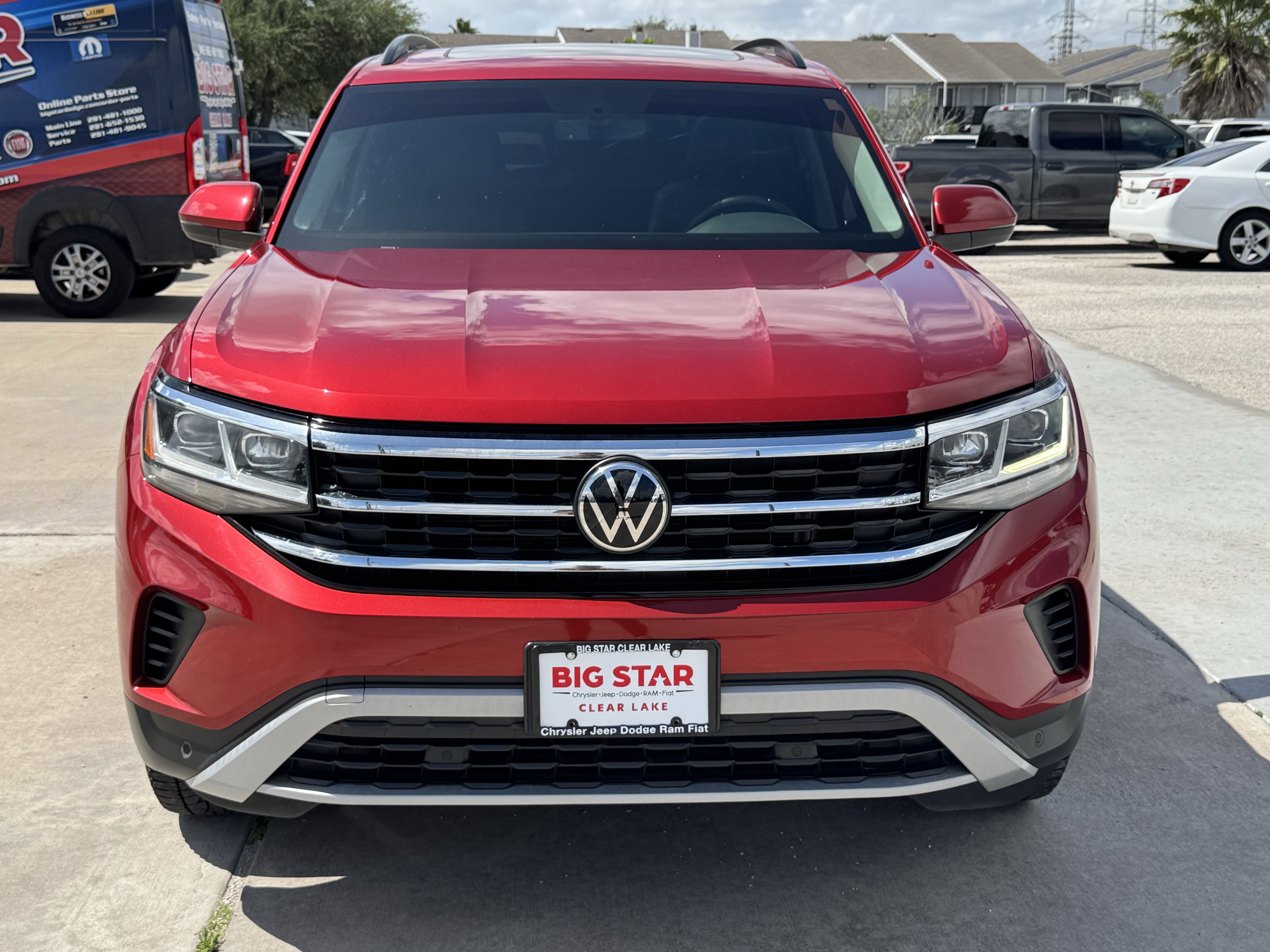 Used 2022 Volkswagen Atlas SE w/ Panoramic Sunroof Package AWD/4WD image 3