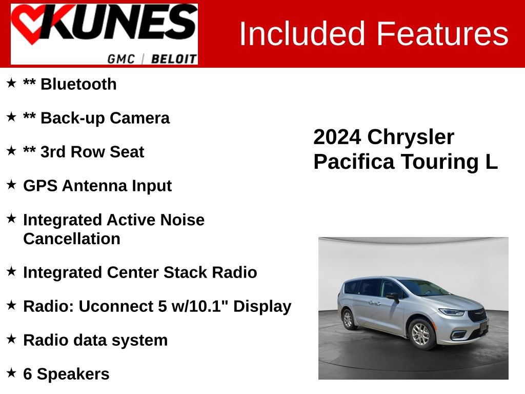 Used 2024 Chrysler Pacifica Touring-L FWD image 2