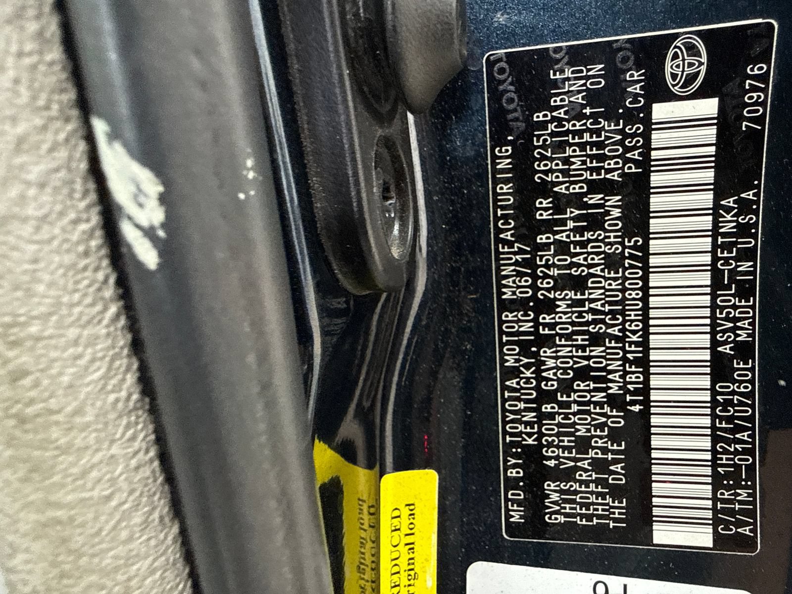Used 2017 Toyota Camry LE FWD image 52