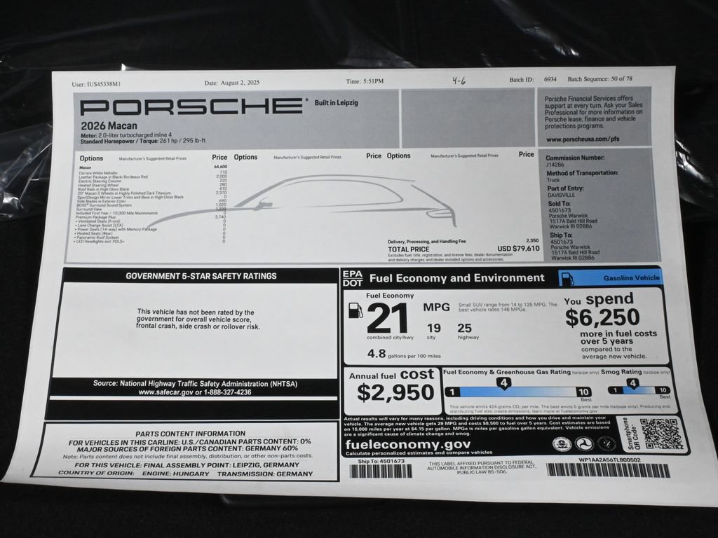 Used 2026 Porsche Macan AWD/4WD image 45