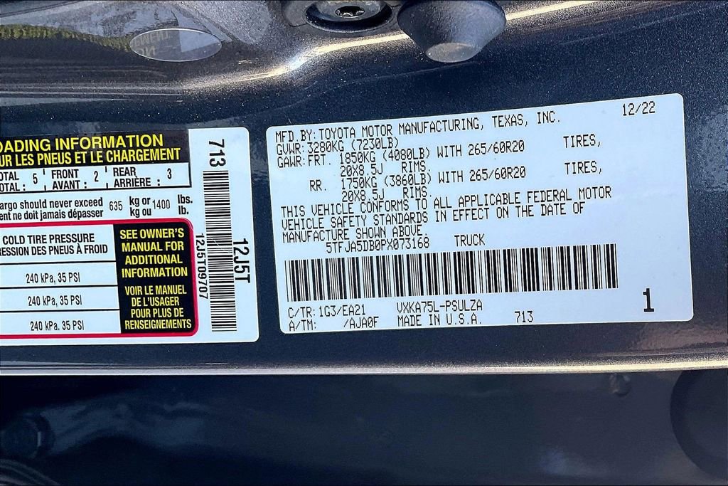 Used 2023 Toyota Tundra Limited w/ TRD Off-Road Package image 36