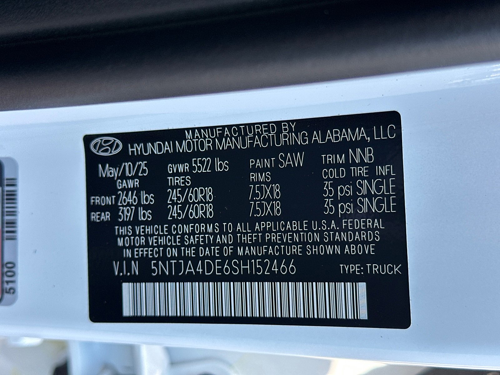 New 2025 Hyundai Santa Cruz SE image 28