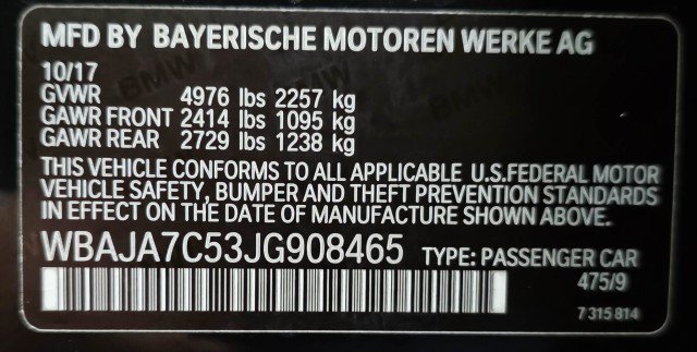 Used 2018 BMW 530i xDrive AWD/4WD image 45