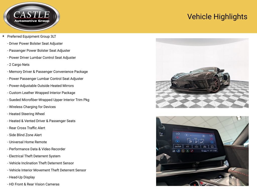 Used 2023 Chevrolet Corvette Stingray Premium Conv RWD image 4
