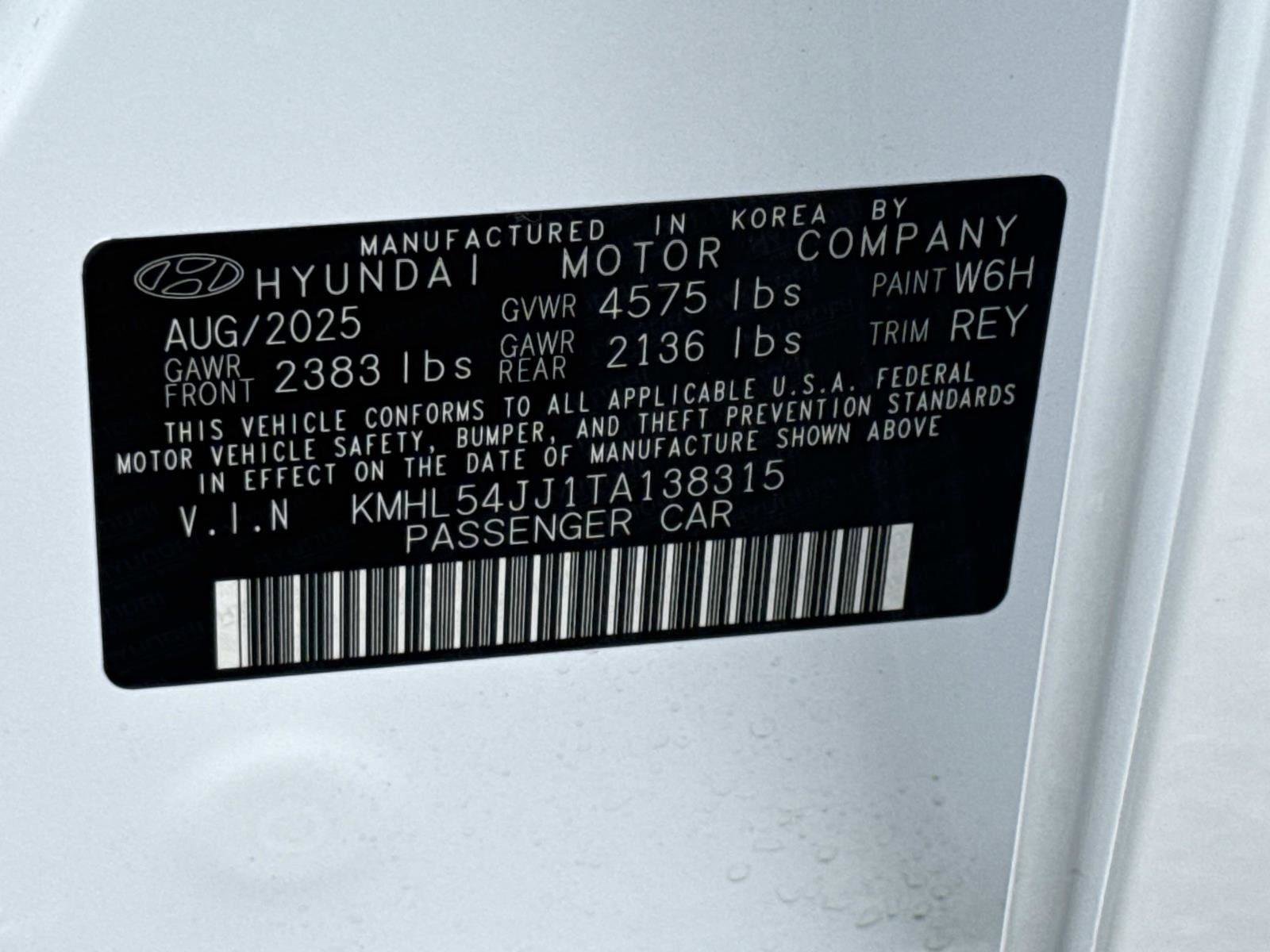 New 2026 Hyundai Sonata Limited image 19