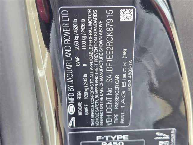 Used 2024 Jaguar F-TYPE R-Dynamic RWD image 22