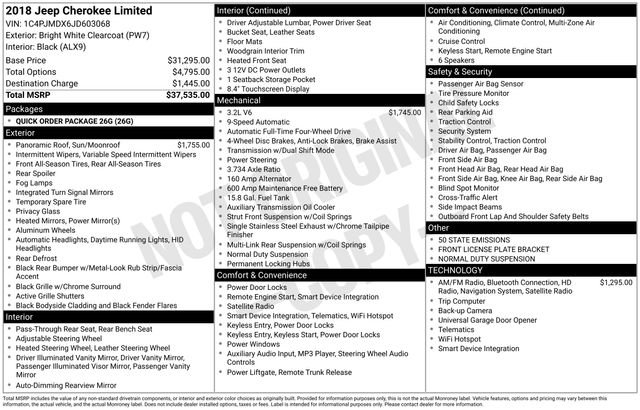 Used 2018 Jeep Cherokee Limited image 5