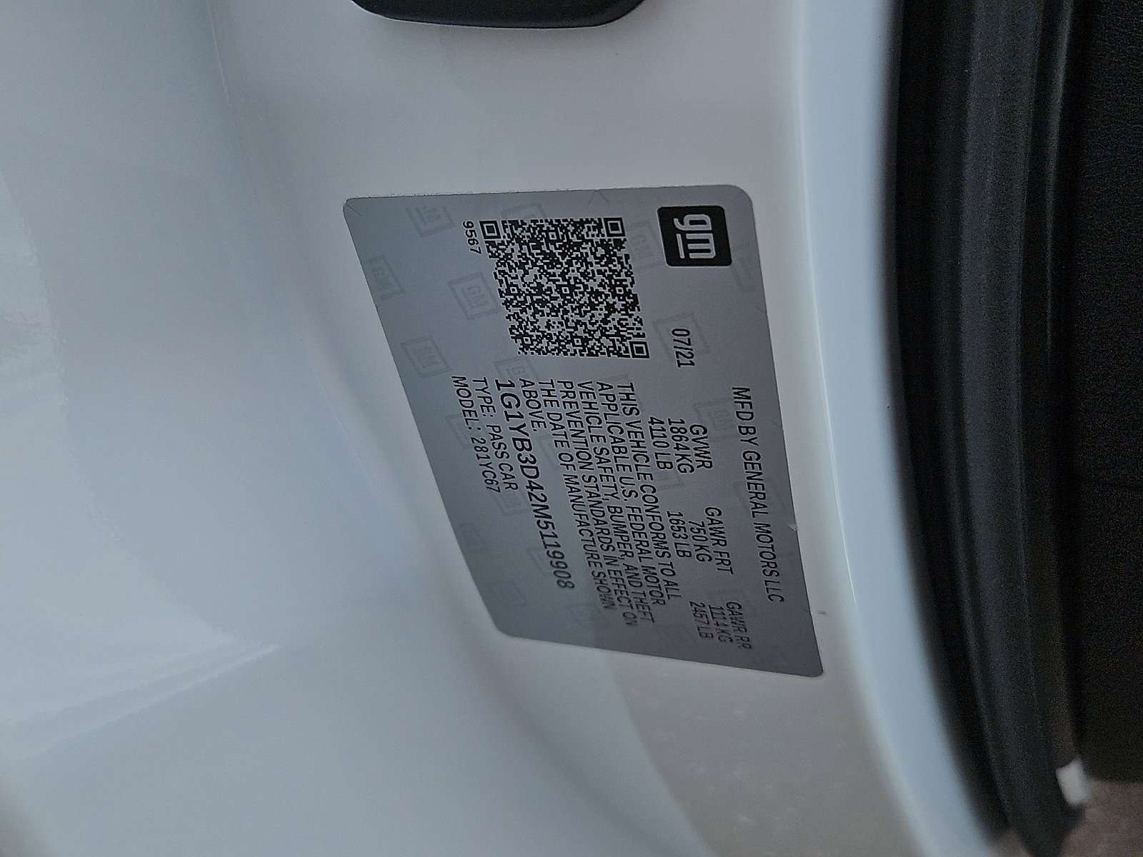 Used 2021 Chevrolet Corvette Stingray Preferred Conv w/ Battery Protection Package image 27