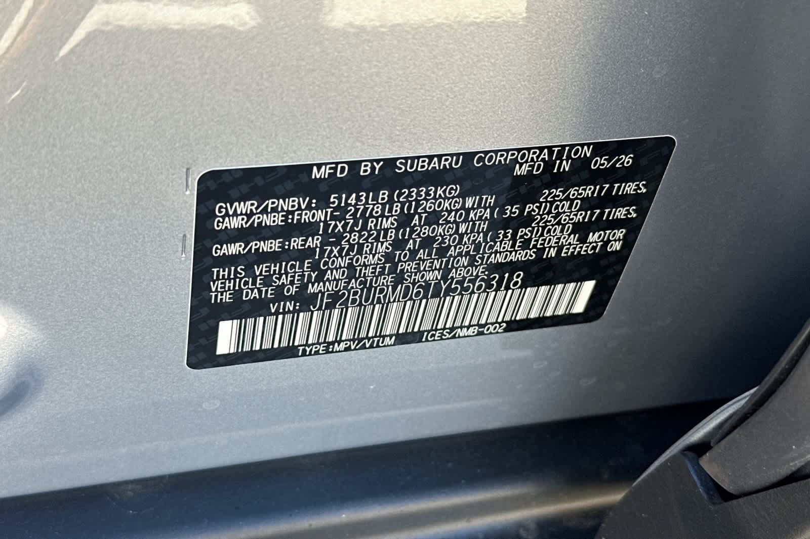 New 2026 Subaru Outback Wilderness w/ Wilderness Plus Package AWD/4WD image 35