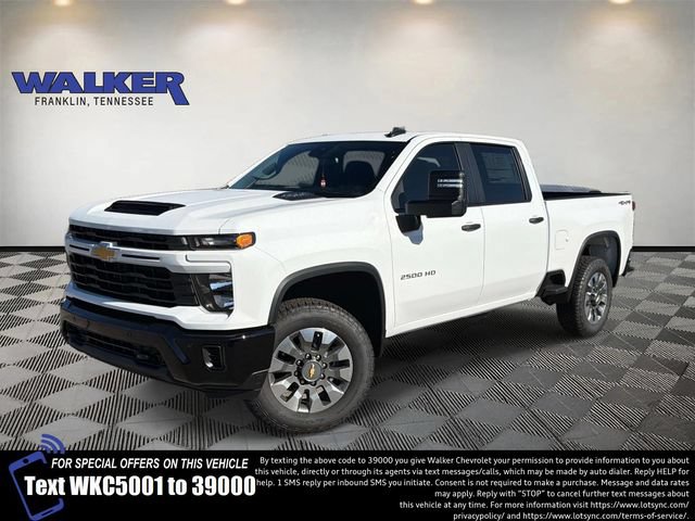 New 2026 Chevrolet Silverado 2500 Custom w/ Custom Value Package AWD/4WD image 1