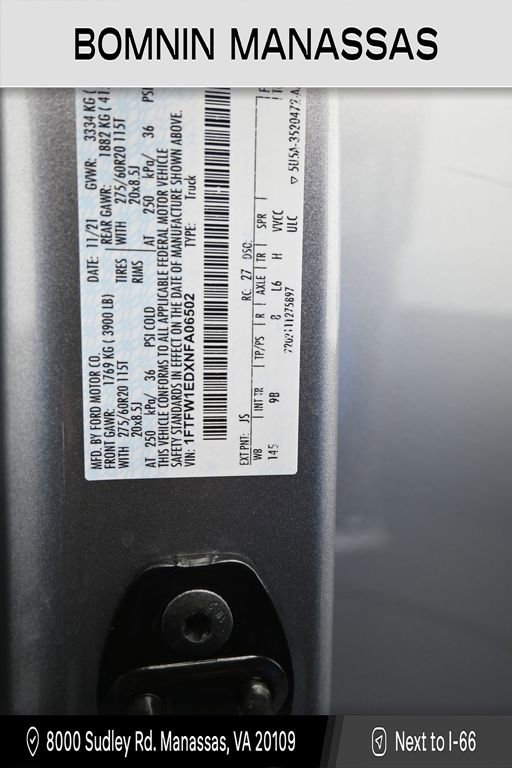 Used 2022 Ford F150 Platinum w/ Equipment Group 701A High AWD/4WD image 22