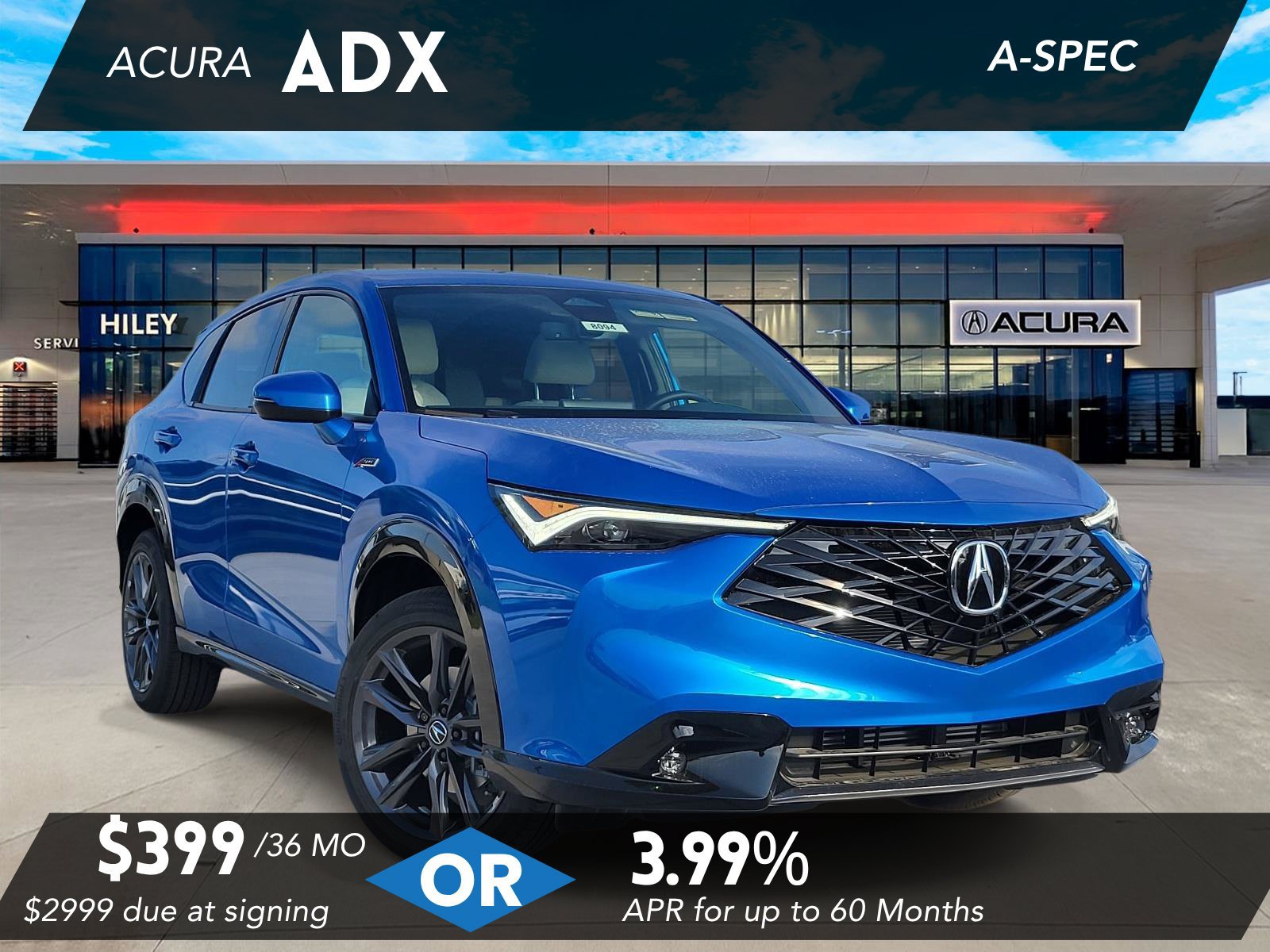 New 2026 Acura ADX A-Spec