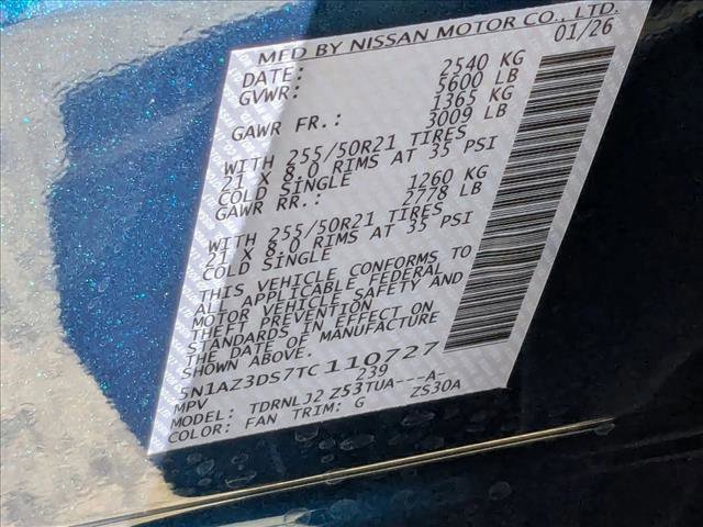 New 2026 Nissan Murano Platinum image 17