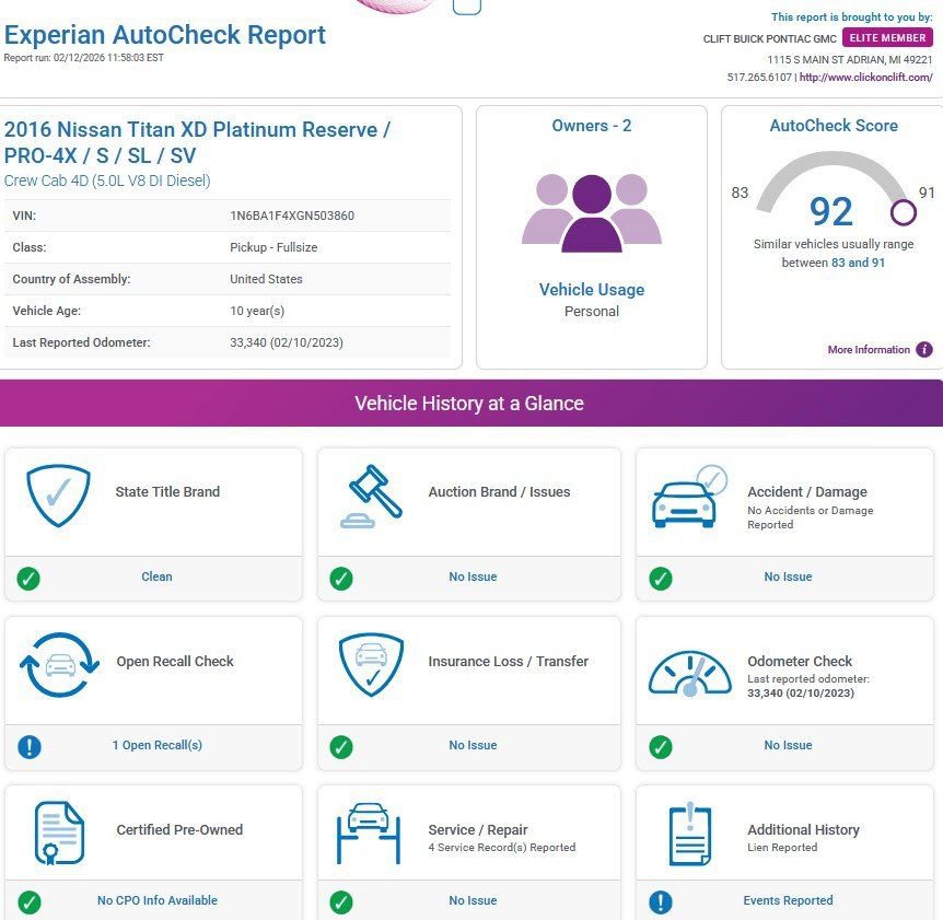 Used 2016 Nissan Titan SL image 3
