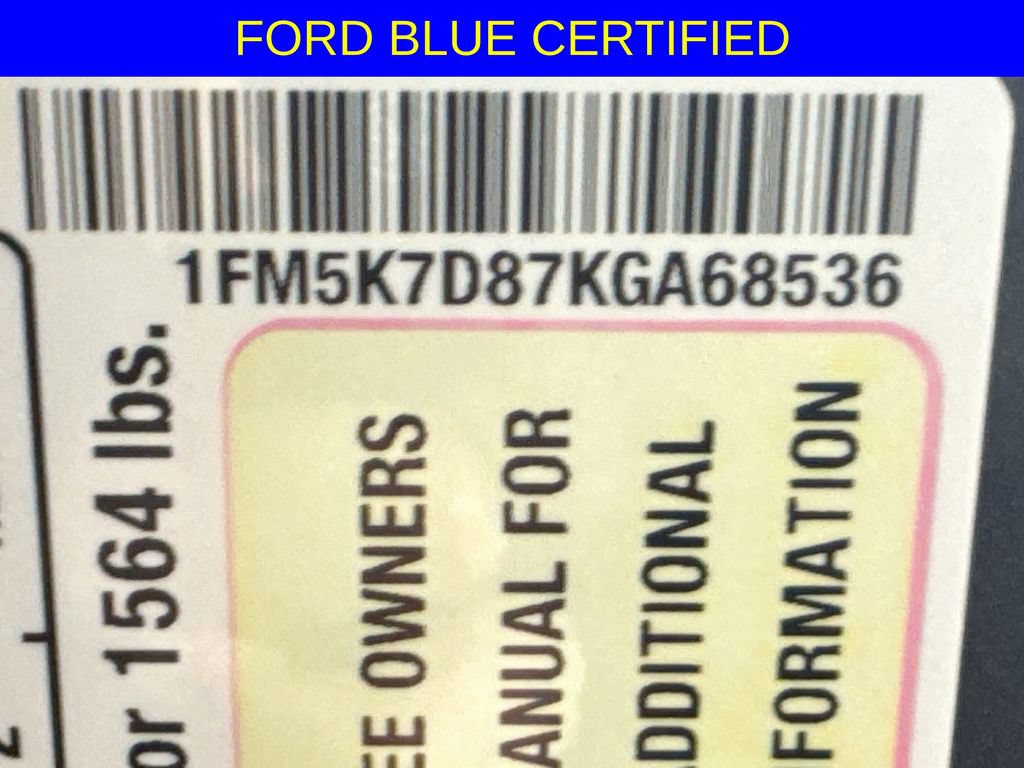 Certified 2019 Ford Explorer XLT w/ Equipment Group 201A FWD image 35