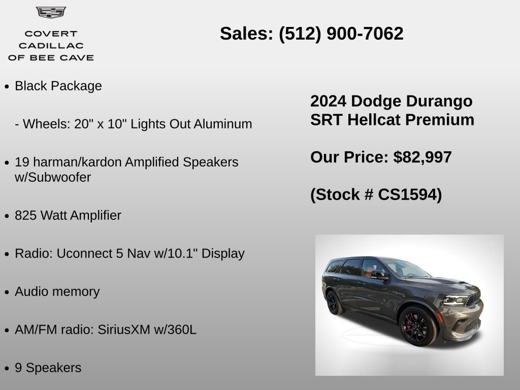 Used 2024 Dodge Durango SRT Hellcat image 24