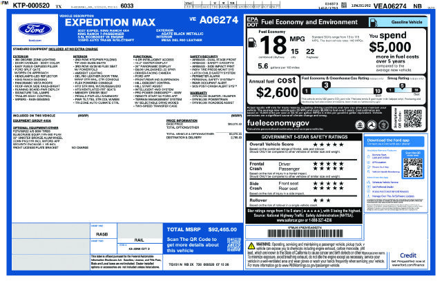 New 2027 Ford Expedition Max King Ranch AWD/4WD image 5
