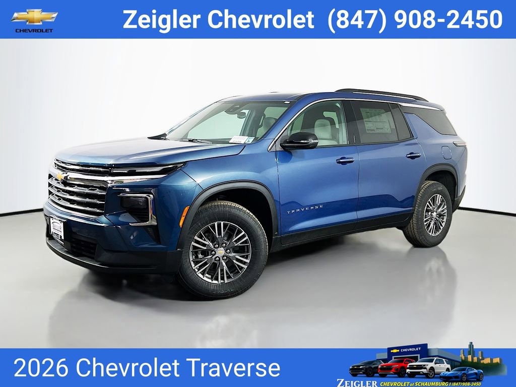 New 2026 Chevrolet Traverse LT w/ LPO, Floor Liner Package image 1