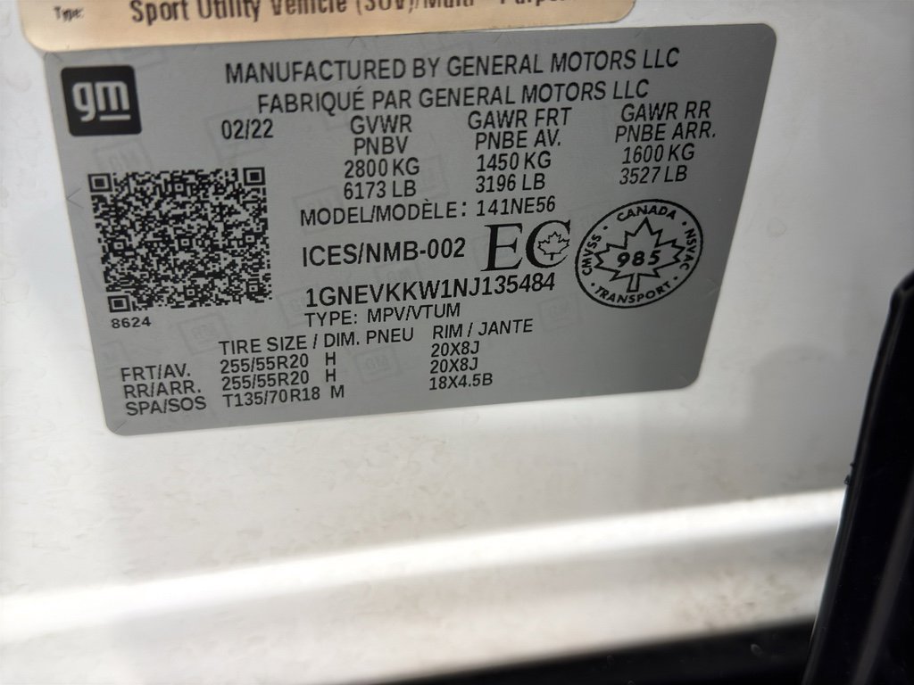 Used 2022 Chevrolet Traverse Premier w/ Redline Edition image 40