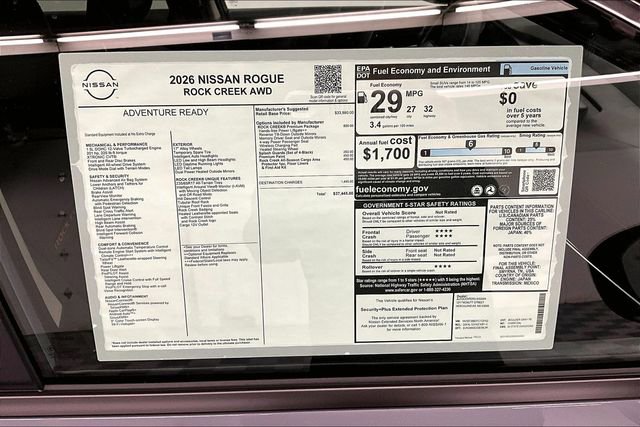 New 2026 Nissan Rogue SV w/ Rock Creek Premium Package image 40