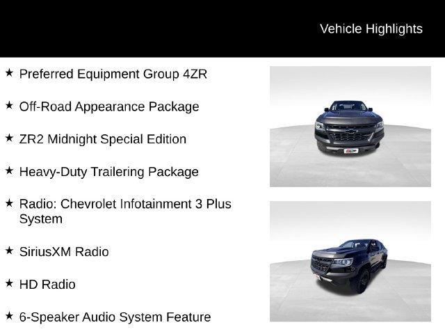 Used 2019 Chevrolet Colorado ZR2 w/ ZR2 Midnight Special Edition AWD/4WD image 13