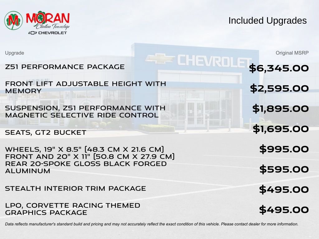 Used 2026 Chevrolet Corvette Stingray Preferred Cpe w/ Z51 Performance Package image 5