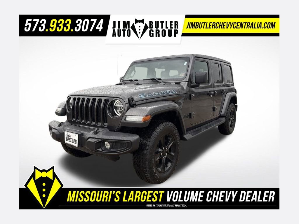 Used 2022 Jeep Wrangler Unlimited Sahara image 1