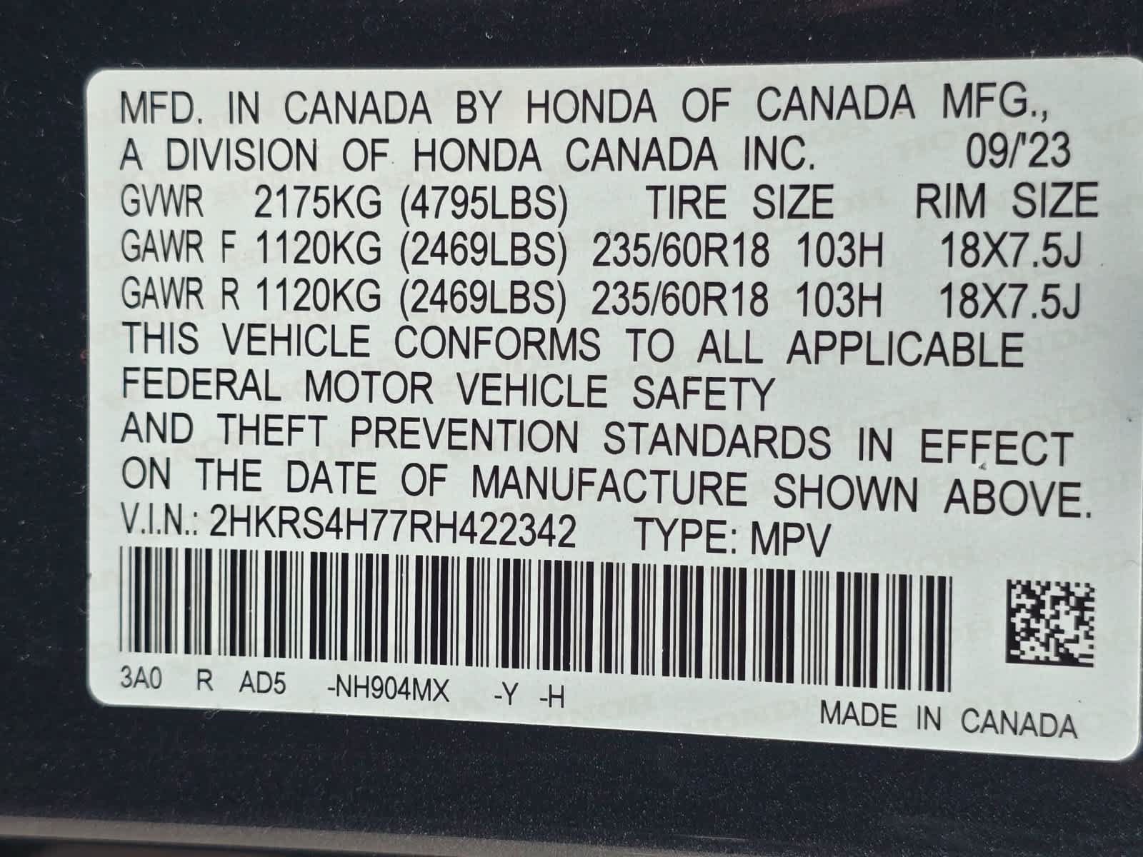 Used 2024 Honda CR-V EX-L image 32