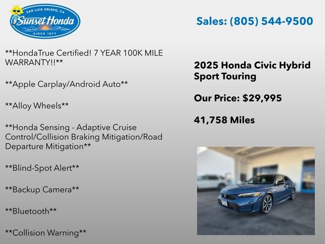Used 2025 Honda Civic Sport Touring image 6
