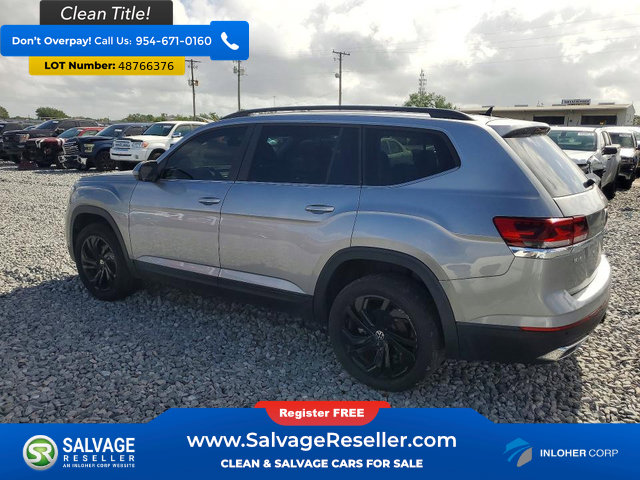Used 2022 Volkswagen Atlas SE w/ Black Wheel Package AWD/4WD image 3