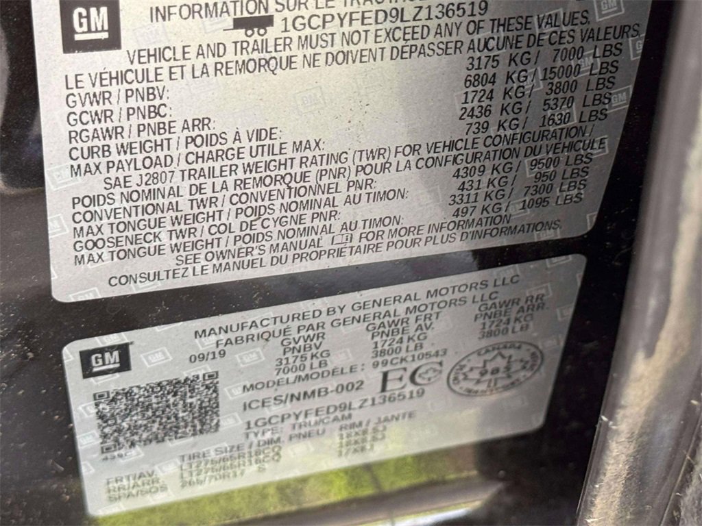 Used 2020 Chevrolet Silverado 1500 LT Trail Boss image 15