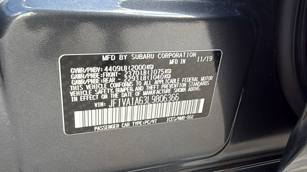 Used 2020 Subaru WRX AWD/4WD image 43